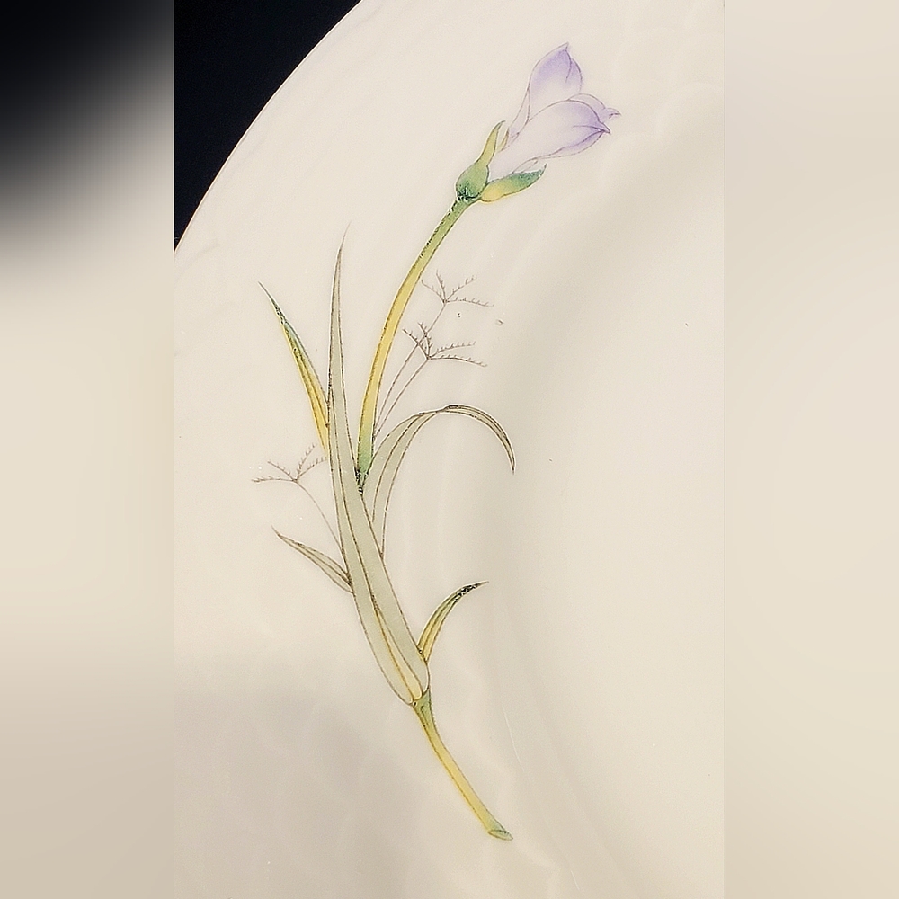 Set of 11 Renoir Vintage China 'Daffodil' Salad/Dinner Plates -No Center Flowers - Picture 4 of 8